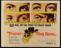 6g914 TENSION AT TABLE ROCK style A 1/2sh '56 Richard Egan, Dorothy Malone, Cameron Mitchell!