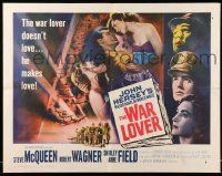 6g985 WAR LOVER 1/2sh '62 Steve McQueen & Robert Wagner loved war like others loved women!