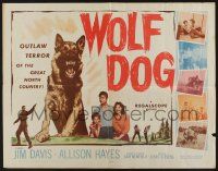 6g994 WOLF DOG 1/2sh '58 Allison Hayes, Prince the German Shepherd dog!