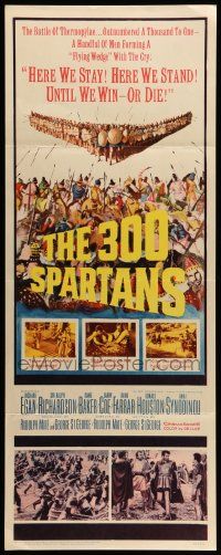 6g008 300 SPARTANS insert '62 Richard Egan in the mighty battle of Thermopylae!