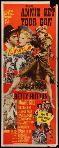 6g029 ANNIE GET YOUR GUN insert R56 Betty Hutton as the greatest sharpshooter, Howard Keel