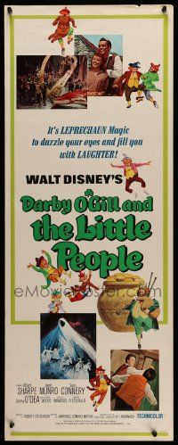 6g098 DARBY O'GILL & THE LITTLE PEOPLE insert R69 Disney, Sean Connery, it's leprechaun magic!
