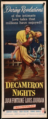 6g106 DECAMERON NIGHTS insert '53 Hugo Fregonese directed, Joan Fontaine & Louis Jourdan!