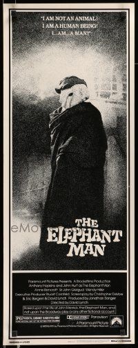 6g130 ELEPHANT MAN insert '80 John Hurt is not an animal, Anthony Hopkins, David Lynch!