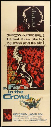 6g138 FACE IN THE CROWD insert '57 Elia Kazan, Andy Griffith liked bourbon & sin, Hofmann art!