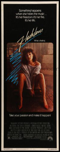 6g147 FLASHDANCE insert '83 sexy dancer Jennifer Beals, take your passion and make it happen!