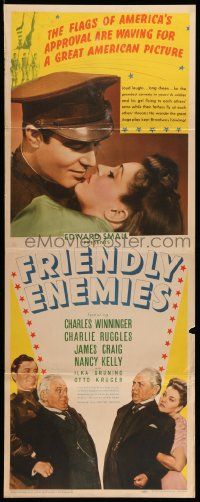 6g158 FRIENDLY ENEMIES insert '42 German American in WWII, some side with their homeland!