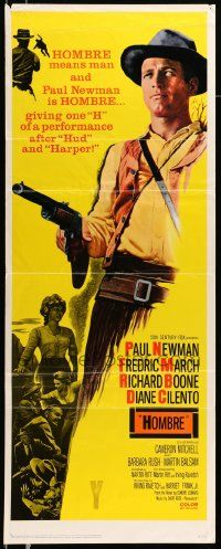 6g222 HOMBRE insert '66 best full-length image of Paul Newman pointing gun, Martin Ritt!