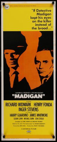 6g300 MADIGAN insert '68 Richard Widmark, Henry Fonda, Don Siegel, sexy artwork!