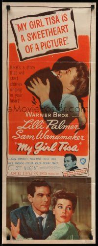 6g335 MY GIRL TISA insert '48 Lili Palmer, Sam Wanamaker, a love team you'll fall in love with!