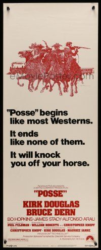 6g377 POSSE insert '75 Kirk Douglas, it begins like most westerns but ends like none of them