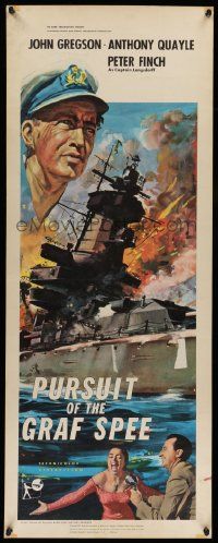 6g385 PURSUIT OF THE GRAF SPEE insert '57 Powell & Pressburger's Battle of the River Plate!