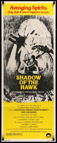 6g418 SHADOW OF THE HAWK insert '76 wild art of avenging Native American spirits!