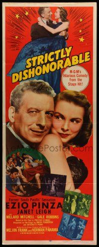 6g442 STRICTLY DISHONORABLE insert '51 what are Ezio Pinza's intentions toward Janet Leigh?