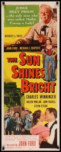6g444 SUN SHINES BRIGHT insert '53 Charles Winninger, Irvin Cobb stories adapted by John Ford!