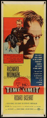 6g465 TIME LIMIT insert '57 you can't ask Korean War soldier Richard Widmark to be a hero forever!
