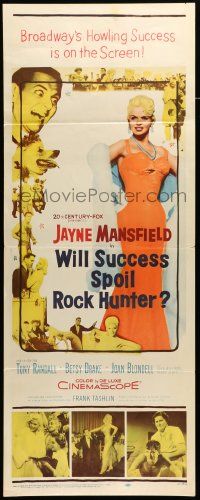 6g489 WILL SUCCESS SPOIL ROCK HUNTER insert '57 super sexy full-length Jayne Mansfield!