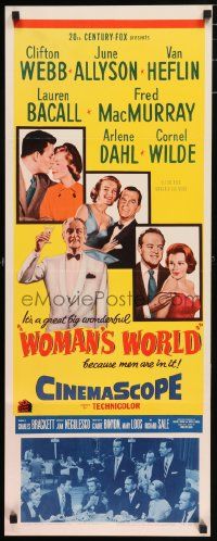 6g494 WOMAN'S WORLD insert '54 June Allyson, Clifton Webb, Van Heflin, Bacall, MacMurray, Dahl!