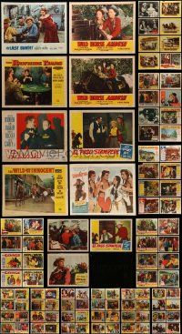 6h040 LOT OF 115 1950S COWBOY WESTERN LOBBY CARDS '50s incomplete sets from several movies!