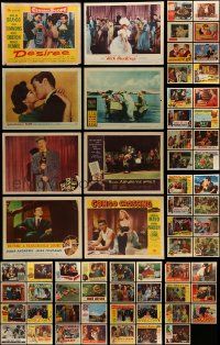 6h044 LOT OF 71 1950S LOBBY CARDS '50s great scenes from a variety of different movies!