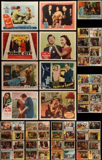 6h043 LOT OF 73 1950S LOBBY CARDS '50s great scenes from a variety of different movies!
