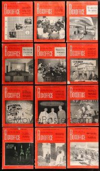 6h086 LOT OF 12 BOX OFFICE 1949 EXHIBITOR MAGAZINES '49 filled with images & information!