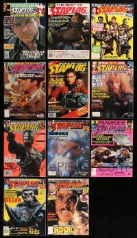 6h151 LOT OF 11 STARLOG MOVIE MAGAZINES '80s-90s filled with great images & information!