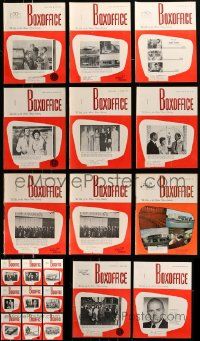 6h074 LOT OF 20 BOX OFFICE 1970 EXHIBITOR MAGAZINES '70 filled with movie images & information!