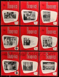6h077 LOT OF 17 BOX OFFICE 1958 EXHIBITOR MAGAZINES '58 filled with movie images & information!