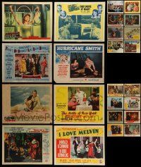 6h047 LOT OF 29 1950S LOBBY CARDS '50s great scenes from a variety of different movies!