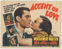 6j569 ACCENT ON LOVE TC '41 George Montgomery left his wife & riches for poor beautiful Osa Massen!