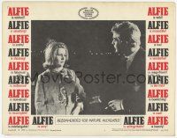 6j016 ALFIE LC #1 '66 c/u of British cad Michael Caine with Shirley Anne Field outdoors!