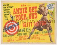 6j572 ANNIE GET YOUR GUN TC '50 full-length art of Betty Hutton as the greatest sharpshooter!