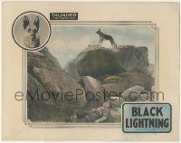 6j062 BLACK LIGHTNING LC '24 great image of Thunder The Marvel Dog on rocks, but no Clara Bow!