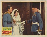 6j112 CONSPIRATOR LC #5 '49 English spy Robert Taylor & sexy young bride Elizabeth Taylor!