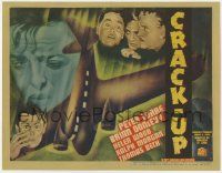 6j613 CRACK-UP TC '36 cool artwork of Peter Lorre & co-stars + plane diving straight down, rare!
