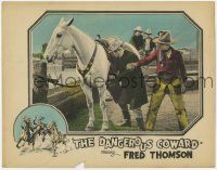 6j127 DANGEROUS COWARD LC '24 Fred Thomson stops man from messing with Silver King's saddle!