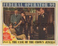 6j175 FEDERAL OPERATOR 99 chapter 1 LC '45 Talbot & Gray, Case of the Crown Jewels, full-color!