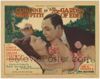 6j660 GARDEN OF EDEN TC '28 Corinne Griffith & Sherman, Lewis Milestone, Cinderella re-telling!