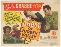 6j664 GHOST OF HIDDEN VALLEY TC '46 Buster Crabbe & Fuzzy find spooks screaming & spirits riding!