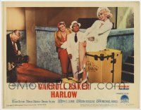 6j210 HARLOW LC #7 '65 sexy Carroll Baker sitting on her personalized luggage!