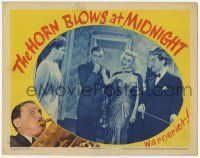 6j225 HORN BLOWS AT MIDNIGHT LC '45 Alexis Smith watches angel Jack Benny & sexy Dolores Moran!