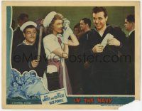 6j247 IN THE NAVY LC '41 Lou Costello exposes film by girl photographing sailor Dick Powell!
