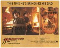 6j248 INDIANA JONES & THE LAST CRUSADE LC '89 best image of Harrison Ford & Sean Connery tied up!