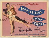 6j698 INVITATION TO THE DANCE TC '57 great image of Gene Kelly dancing with Tamara Toumanova!