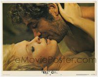 6j279 KILL LC #5 '72 romantic super close up of Stephen Boyd & pretty Jean Seberg!