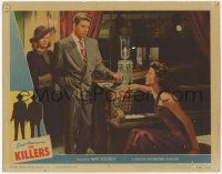 6j280 KILLERS LC #8 R56 Burt Lancaster between sexy Ava Gardner & Virginia Christine by piano!