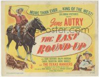 6j730 LAST ROUND-UP TC '47 great images of Gene Autry & his famous horse, Champion!