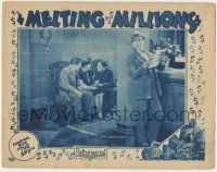 6j337 MELTING MILLIONS chapter 9 LC '27 Pathe serial, The Spy, border art of the title money, lost!