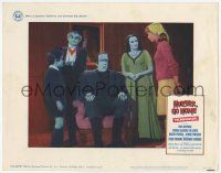 6j349 MUNSTER GO HOME LC #1 '66 best portrait of Fred Gwynn & entire wacky monster family!